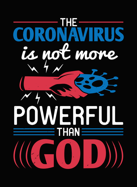 Not More Powerful Than God DTF Transfer