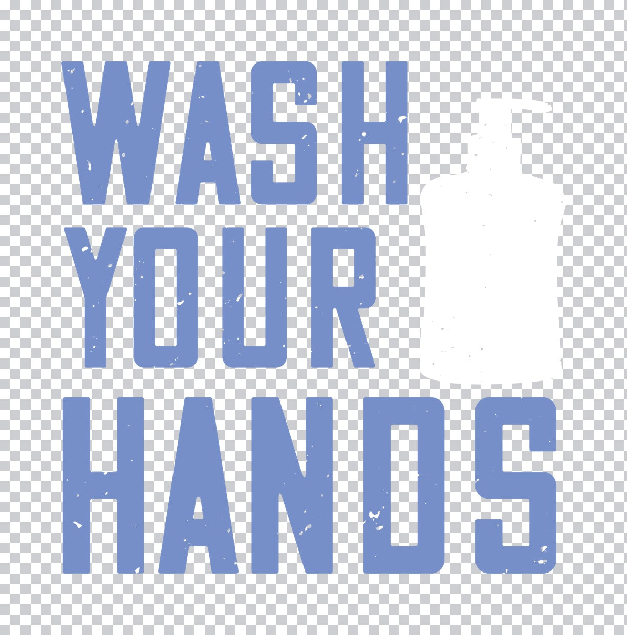 Wash Your Hands Sanitizer DTF Transfer