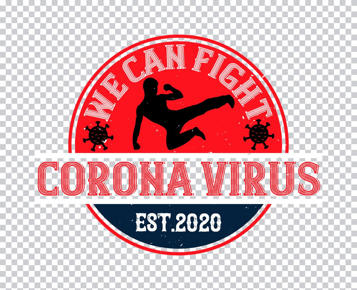 We Can Fight Coronavirus DTF Transfer