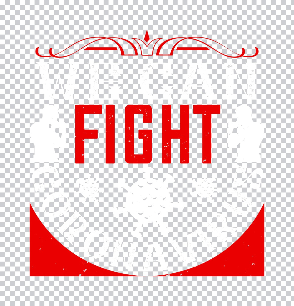 Fight Graphic DTF Transfer