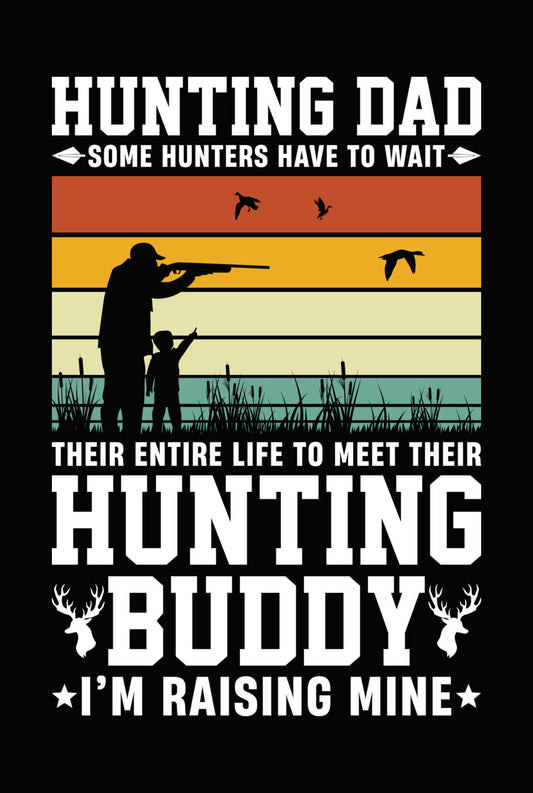 Vintage Father and Son Hunting DTF Transfer