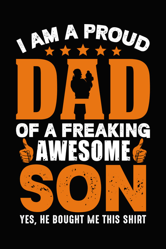 Dad And Son Five Star Rating DTF Transfer