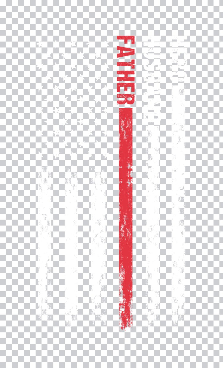 Vertical Father Distressed Text DTF Transfer
