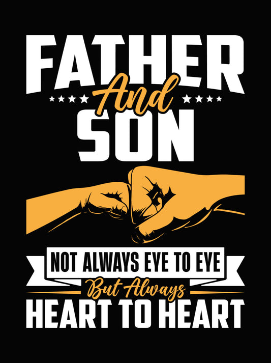 Father And Child Fist Bump DTF Transfer