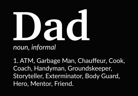 Dad The Man The Myth The Legend DTF Transfer