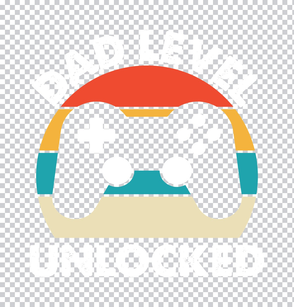Retro Gaming Controller Sunset DTF Transfer