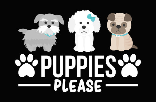 Cute Cartoon Dog Trio DTF Transfer