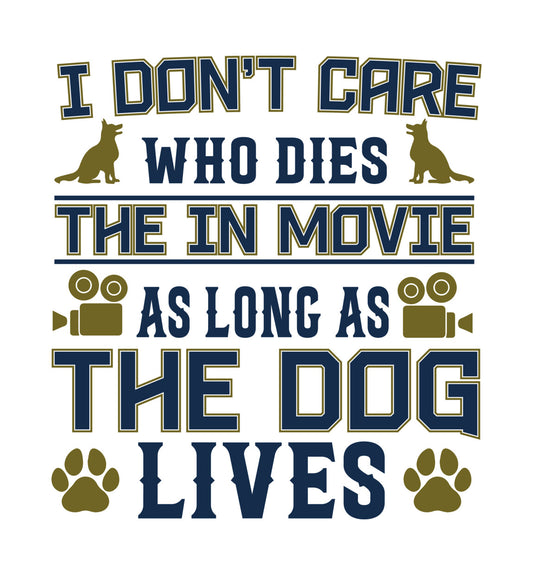 Movie Dog Lover DTF Transfer