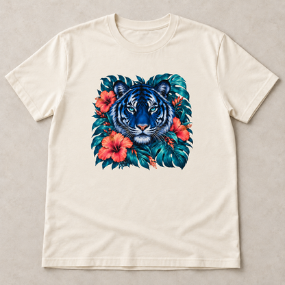 11x11 DTF transfer placement example on an ivory T-shirt; apparel not included