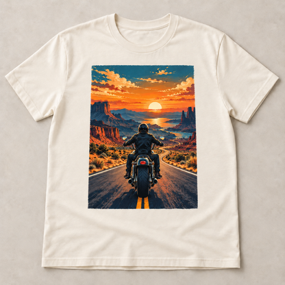 11x14 DTF transfer placement example on an ivory T-shirt; apparel not included