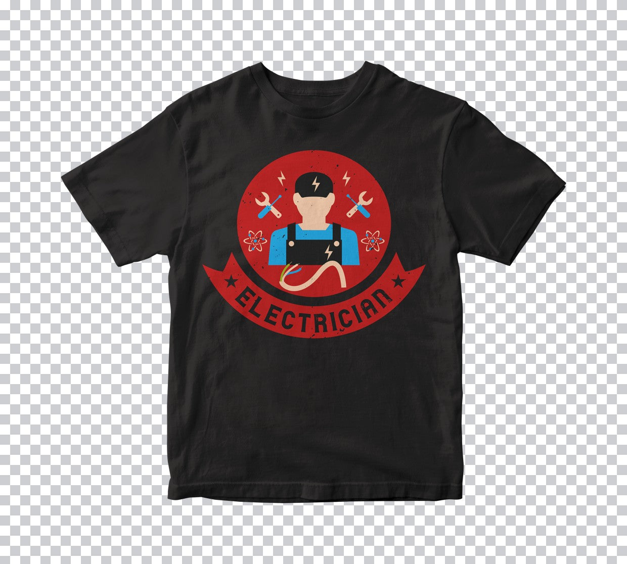 Professional Electrician Badge DTF Transfer