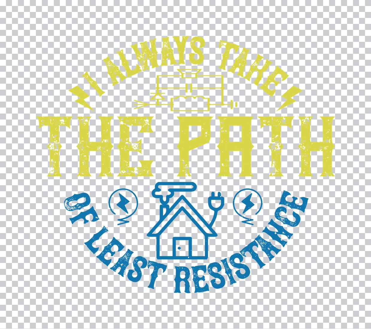 Path of Least Resistance DTF Transfer