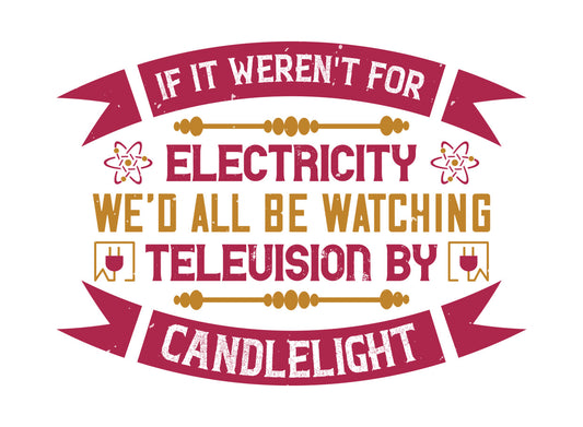 Witty Electrician Vintage Design DTF Transfer