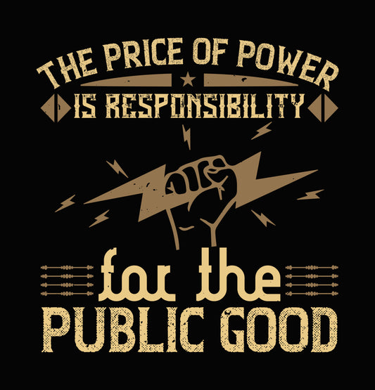 The Price of Power Is Responsibility DTF Transfer