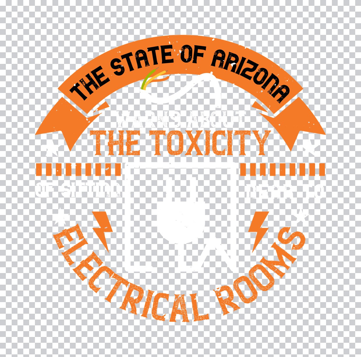 Arizona Electrical Room Toxicity DTF Transfer