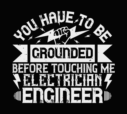 Grounded Electrician Engineer DTF Transfer