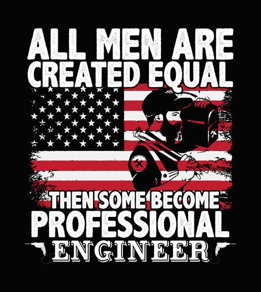 Patriotic Welder Engineer DTF Transfer