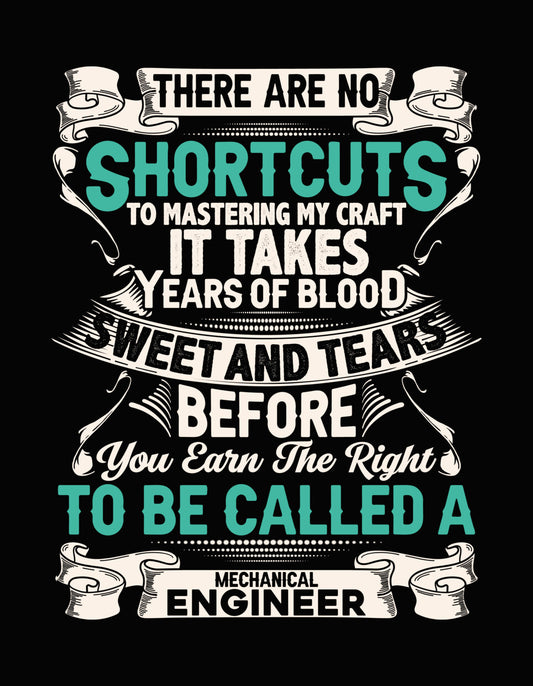Mechanical Engineer Craft Quote DTF Transfer