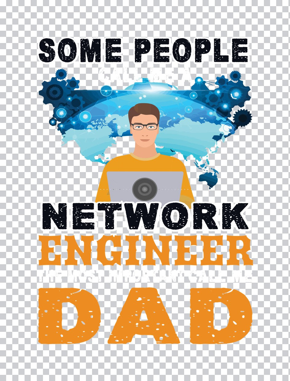 Network Engineer Dad DTF Transfer