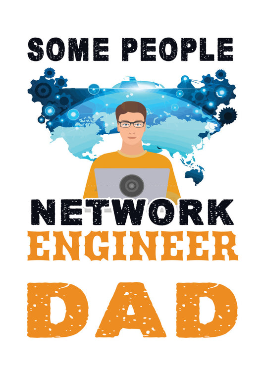 Network Engineer Dad DTF Transfer