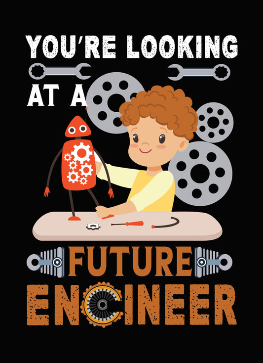 Future Engineer Robot Building DTF Transfer
