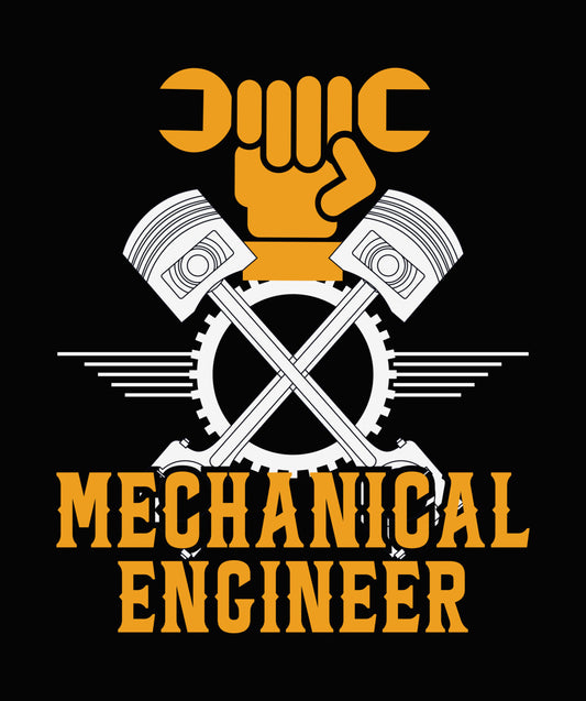 Mechanical Engineer Piston Wrench DTF Transfer