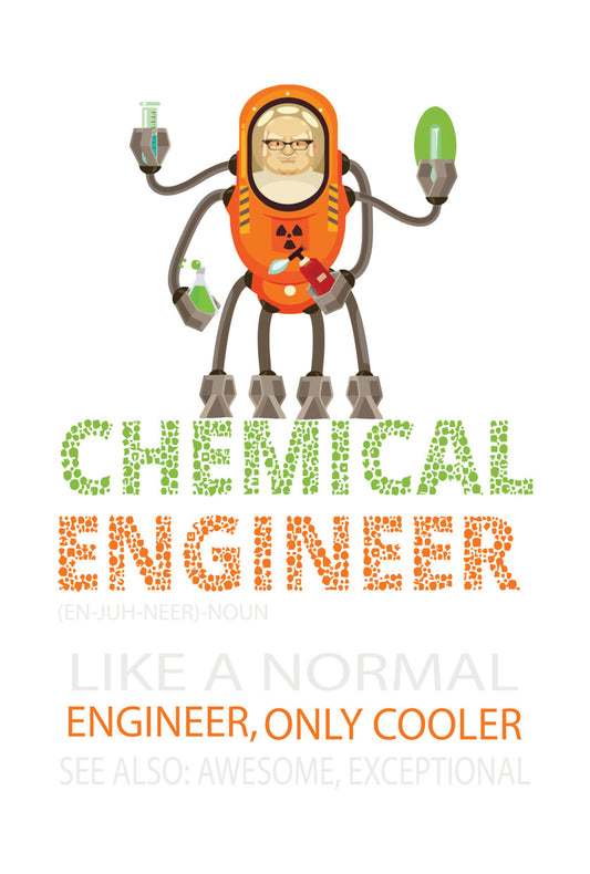 Chemical Engineer Lab Robot DTF Transfer