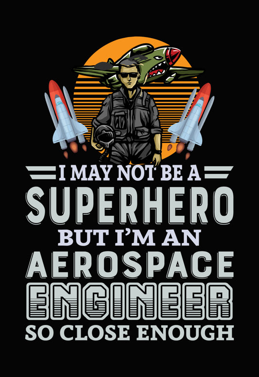 Aerospace Engineer Superhero DTF Transfer
