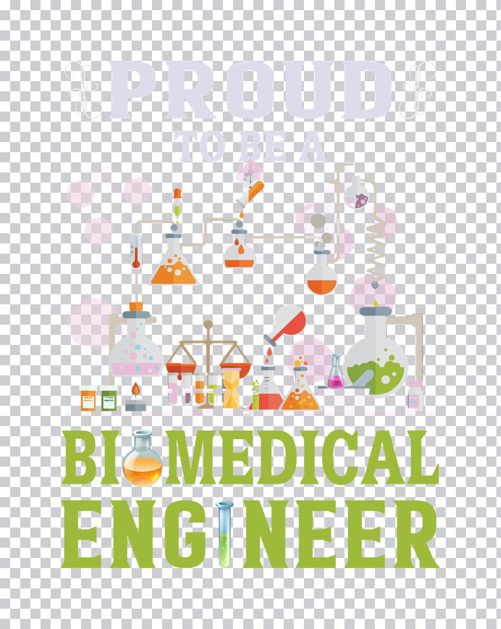 Proud Biomedical Engineer Lab DTF Transfer