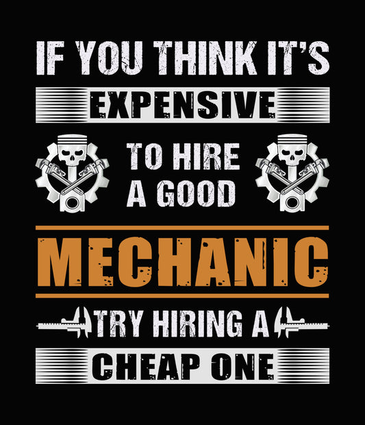 Mechanic Hiring Humor DTF Transfer