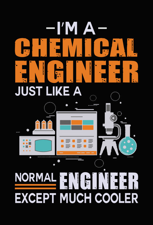 Chemical Engineer Cooler Than Normal DTF Transfer