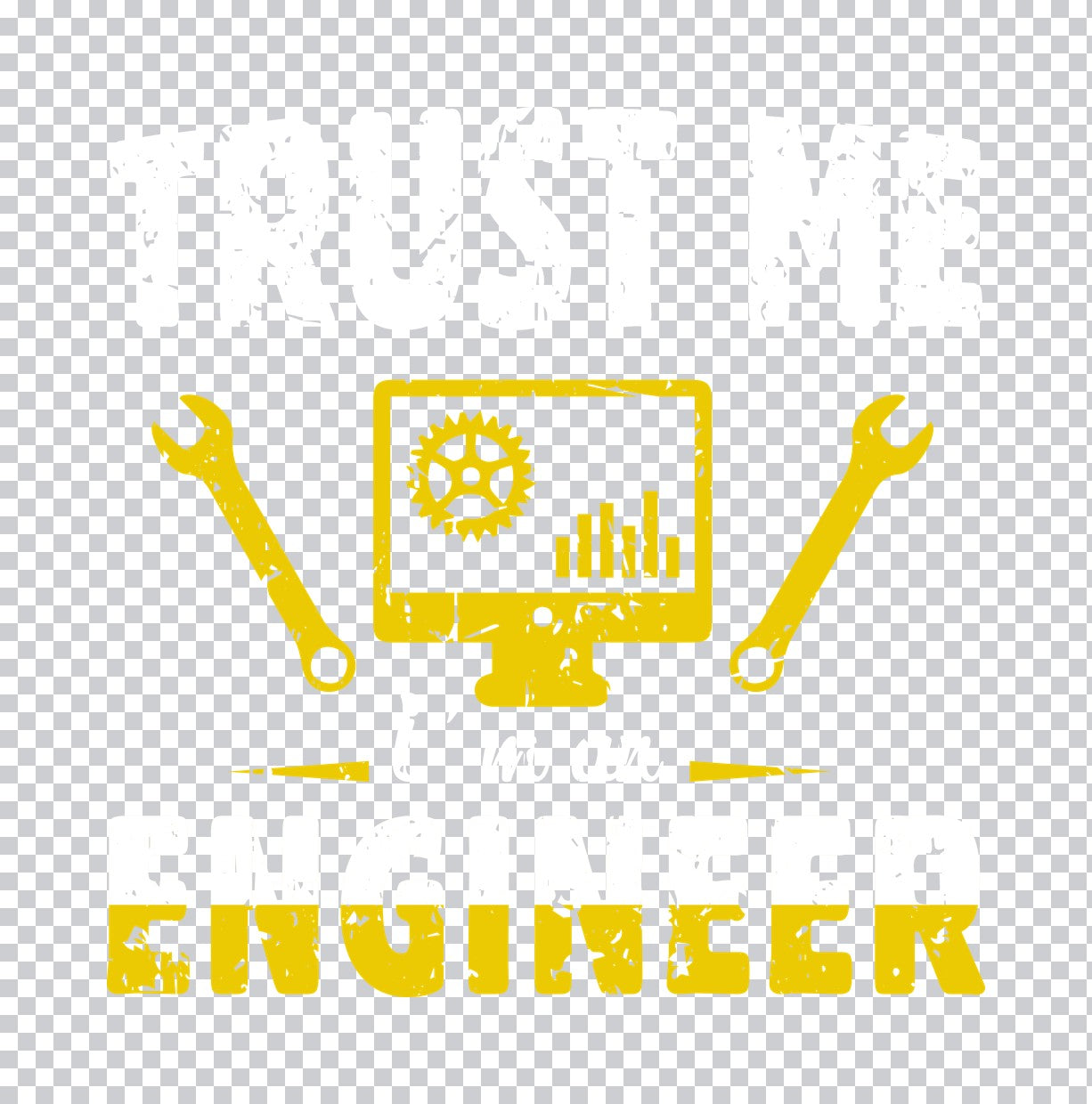 Systems Engineer Computer Wrench DTF Transfer