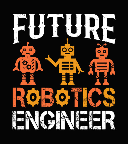 Robotics Engineering Gears DTF Transfer