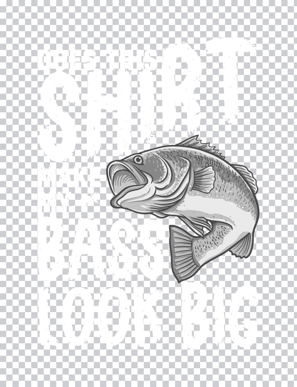 Jumping Bass Fishing DTF Transfer