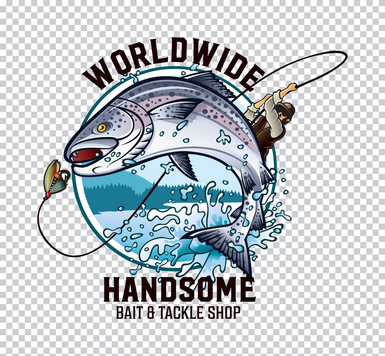 Worldwide Handsome Bait and Tackle DTF Transfer