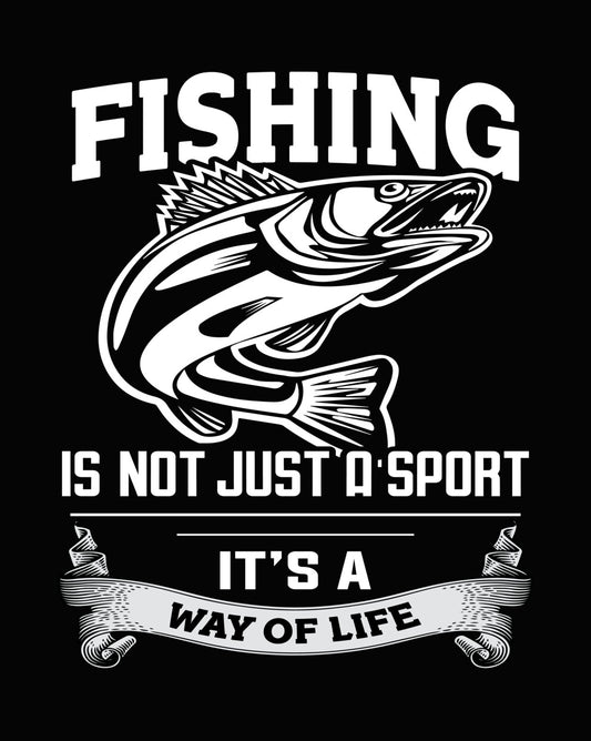 Fishing Way of Life Ribbon DTF Transfer