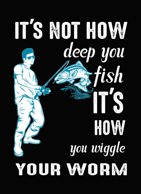 Way of Life Fishing Banner DTF Transfer