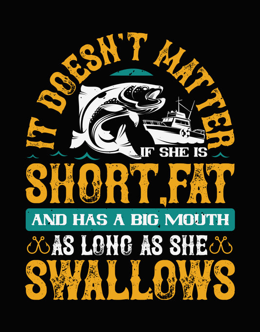 Funny Fishing Humor DTF Transfer