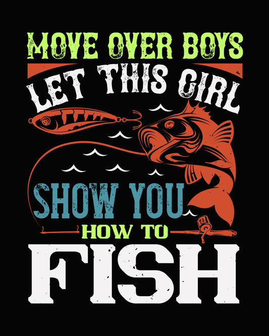 Girls Who Fish DTF Transfer