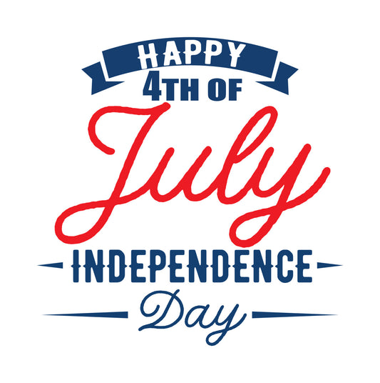 Happy 4th of July Independence Day DTF Transfer