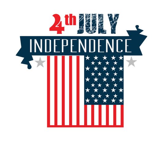 Independence Flag Design DTF Transfer
