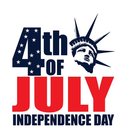 Statue of Liberty 4th of July DTF Transfer
