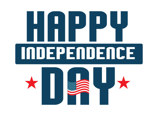 Happy Independence Day Flag DTF Transfer