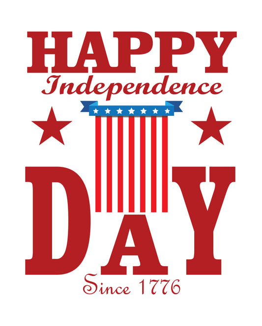 Happy Independence Day Since 1776 DTF Transfer