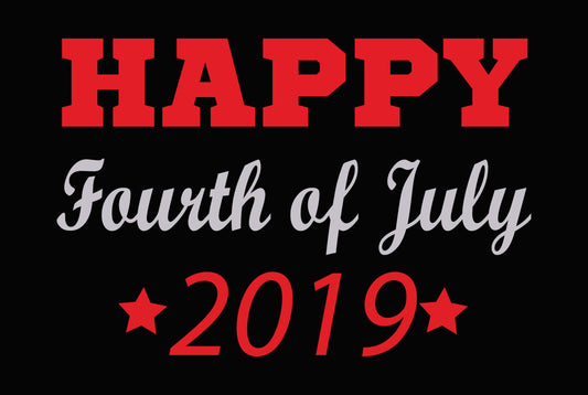 Happy Fourth of July 2019 DTF Transfer