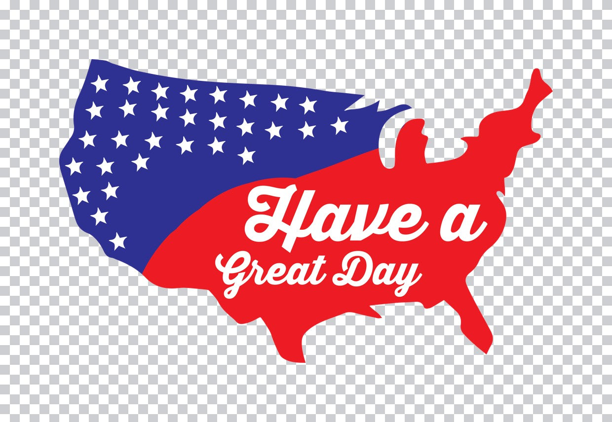 United States 4th of July Typography DTF Transfer