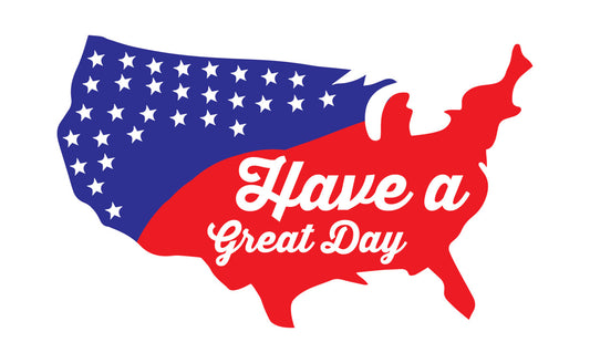 United States 4th of July Typography DTF Transfer