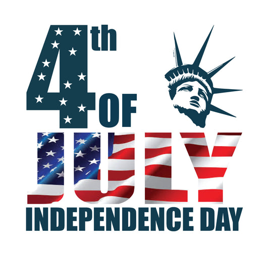 Statue of Liberty 4th of July DTF Transfer