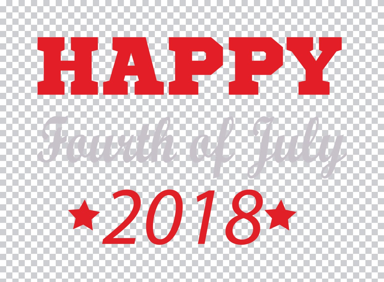 Happy Fourth of July 2018 DTF Transfer