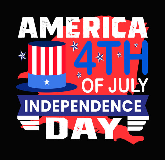 Uncle Sam Hat 4th of July DTF Transfer